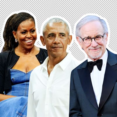 Barack and Michelle Obama, Steven Spielberg