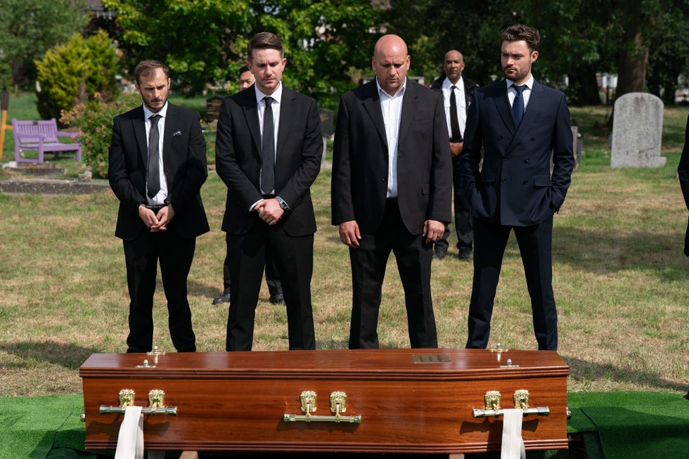 EMBARGOED UNTIL 30/09/2025 00:01 Callum Highway, Ben Mitchell, Stuart Highway, Johnny Carter, EastEnders  callum highway, ben mitchell, stuart highway, johnny carter, eastenders