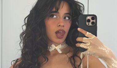Camila Cabello Flaunts Her Curves in Corset & Sheer Mini-Skirt