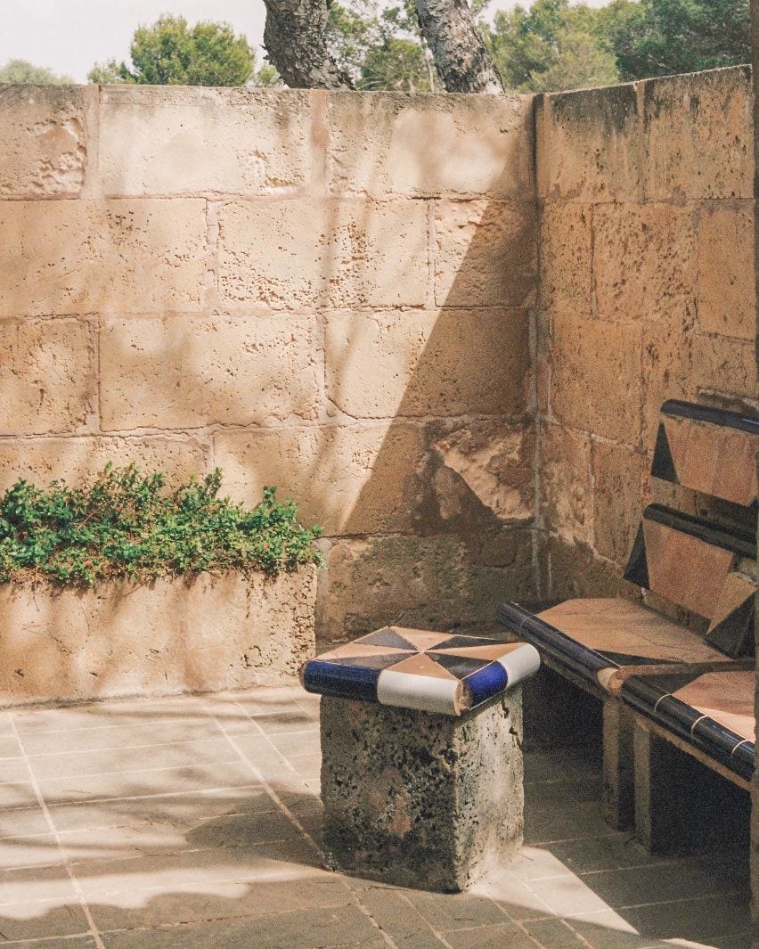 Terrace at Jørn Utzon's Can Lis photographed by Alex Dormon