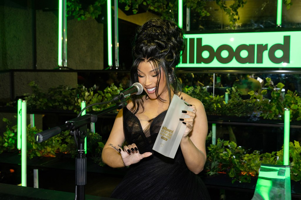 Cardi B Accepts 2025 Billboard Impact of the Year Award