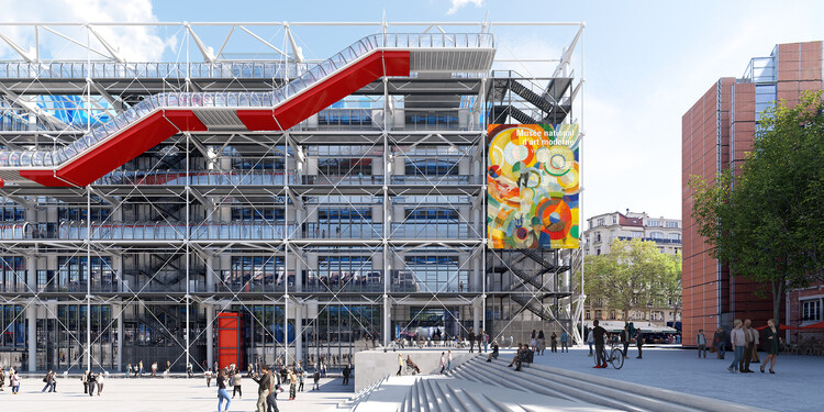 Centre Pompidou to Close for Five-Year Renovation Led by Moreau Kusunoki and Frida Escobedo - Image 7 of 8