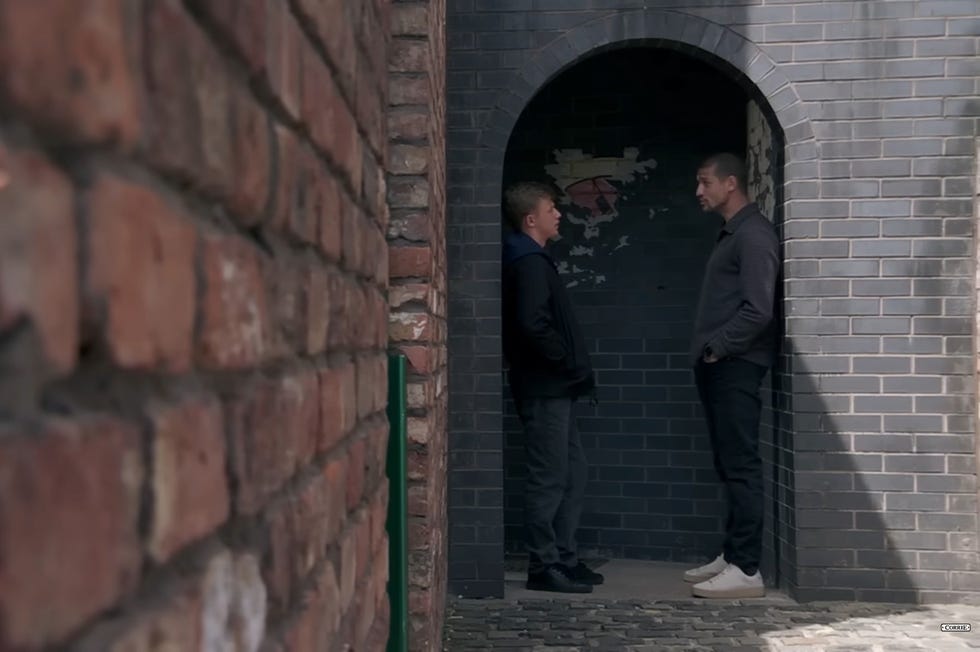 coronation street carl webster tracy barlow dylan wilson