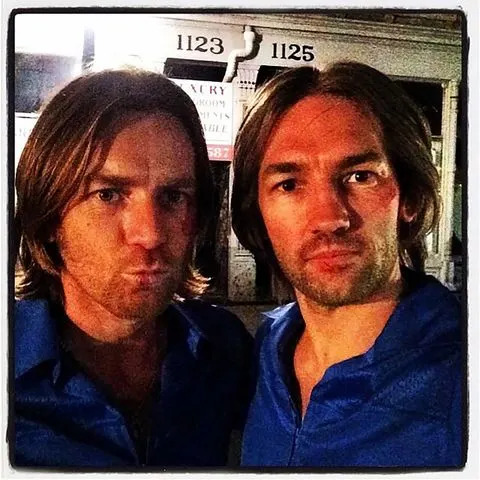 Nash Edgerton/Instagram Ewan McGregor and stunt double Nash Edgerton