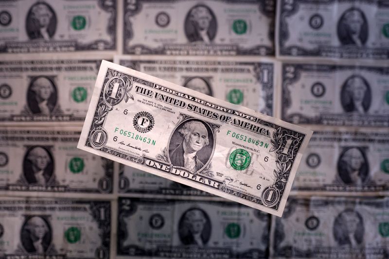 Dollar inches up as gold hovers near record high