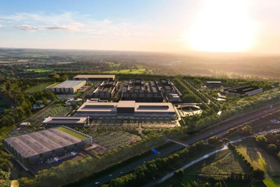 Graphic rendering of the Kildare Innovation Campus