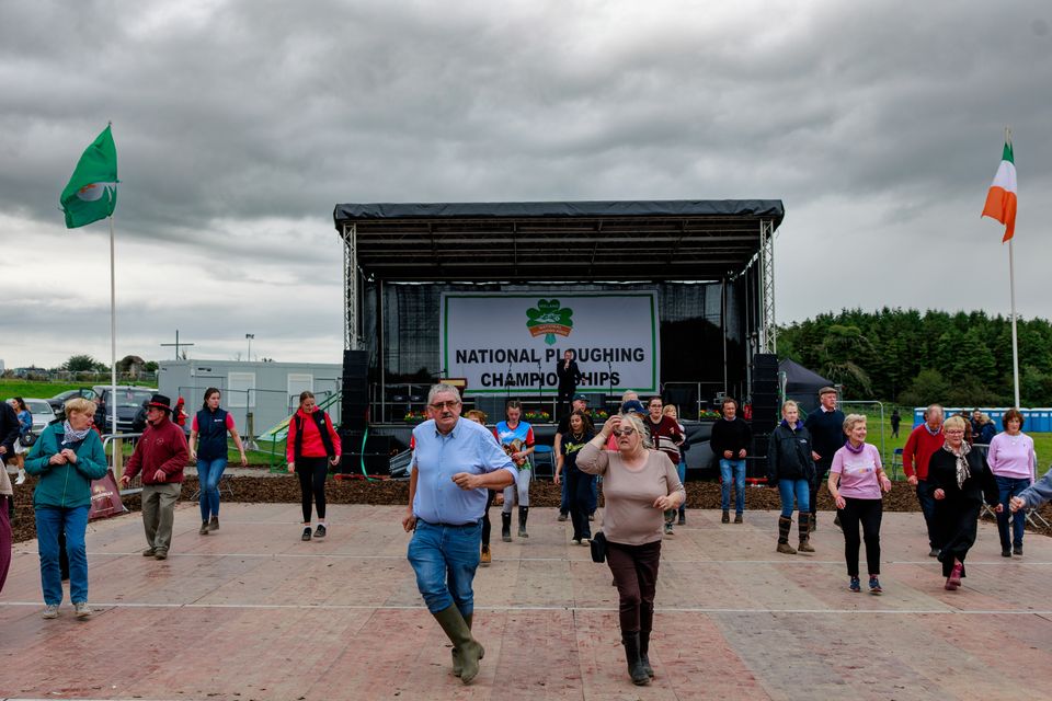 Enjoying day two of the National Ploughing Championships in Screggan, Tullamore, Co. Offaly. Pic: Mark Condren