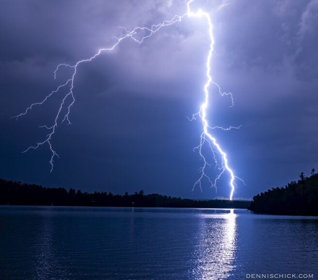 Lightning strikes underground fiber on Gunflint Trail causing internet and phone outages