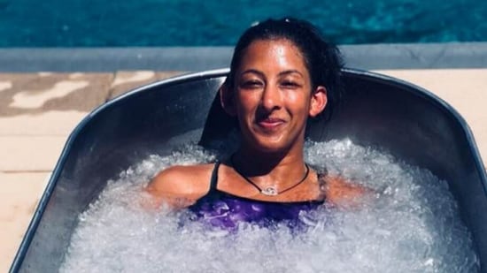 Suman Khulbe admitted to having sexual relations with the trainer and characterised it as a relationship. She told the tribunal that she referred to her vitamin injections as “procaine” because it rhymed with cocaine.(Facebook/Suman Khulbe)