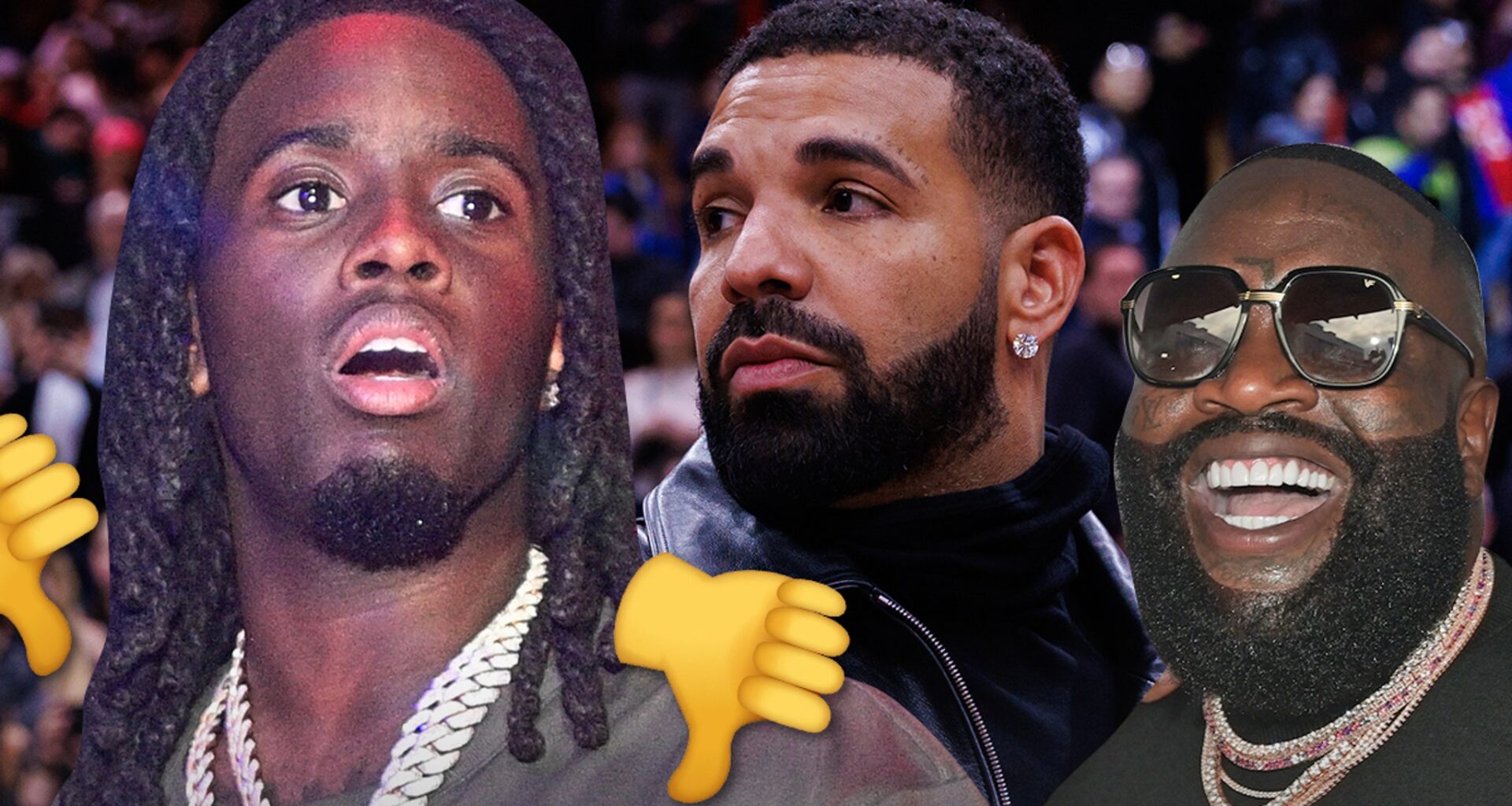 Kai Cenat and Rick Ross Roast Drake's New Songs, Internet Does Too