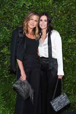Getty Images Jennifer Aniston and Courteney Cox in 2018.