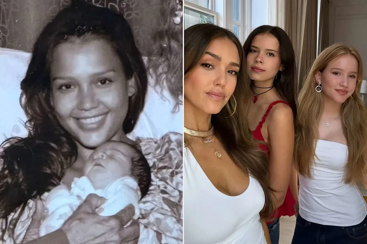 Jessica Alba Thanks Her Girls for Giving Her 'Grace and Unconditional Love' as She Honors Them on National Daughters Day