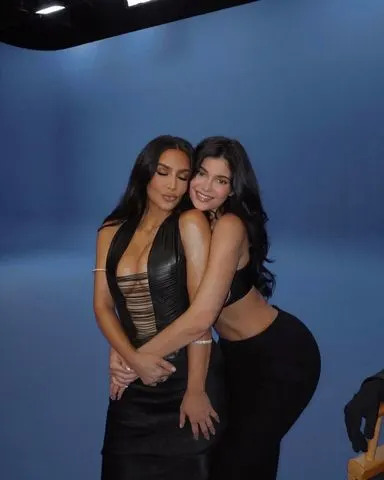 Kim Kardashian/Instagram Kim Kardashian and Kylie Jenner in an Instagram photo posted on August 11, 2025.