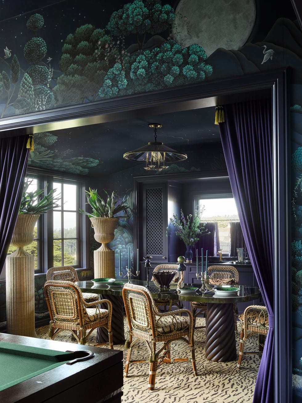 games room in a house in san francisco. games room in a house in san francisco.