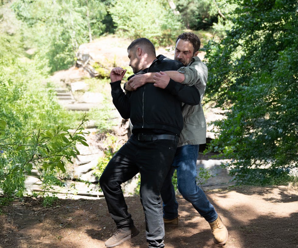 Aaron Dingle, John Sugden, Emmerdale aaron dingle, john sugden, emmerdale