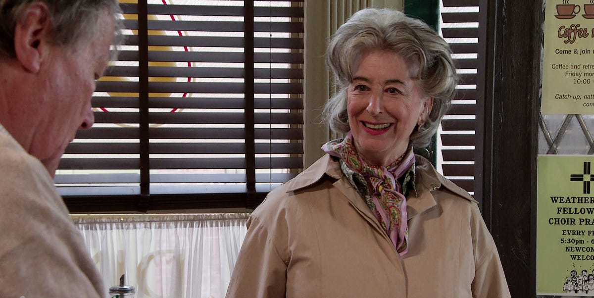 Coronation Street's Evelyn shocks everyone with a major announcement over her future