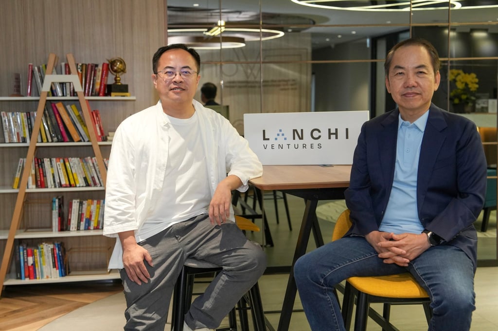 Terry Zhu (left) and Jui Tan, co-founders of Bluerun Ventures (now Lanchi Ventures), are pictured on July 18, 2024, at Citic Tower, Admiralty, Hong Kong. Photo: Sun Yeung