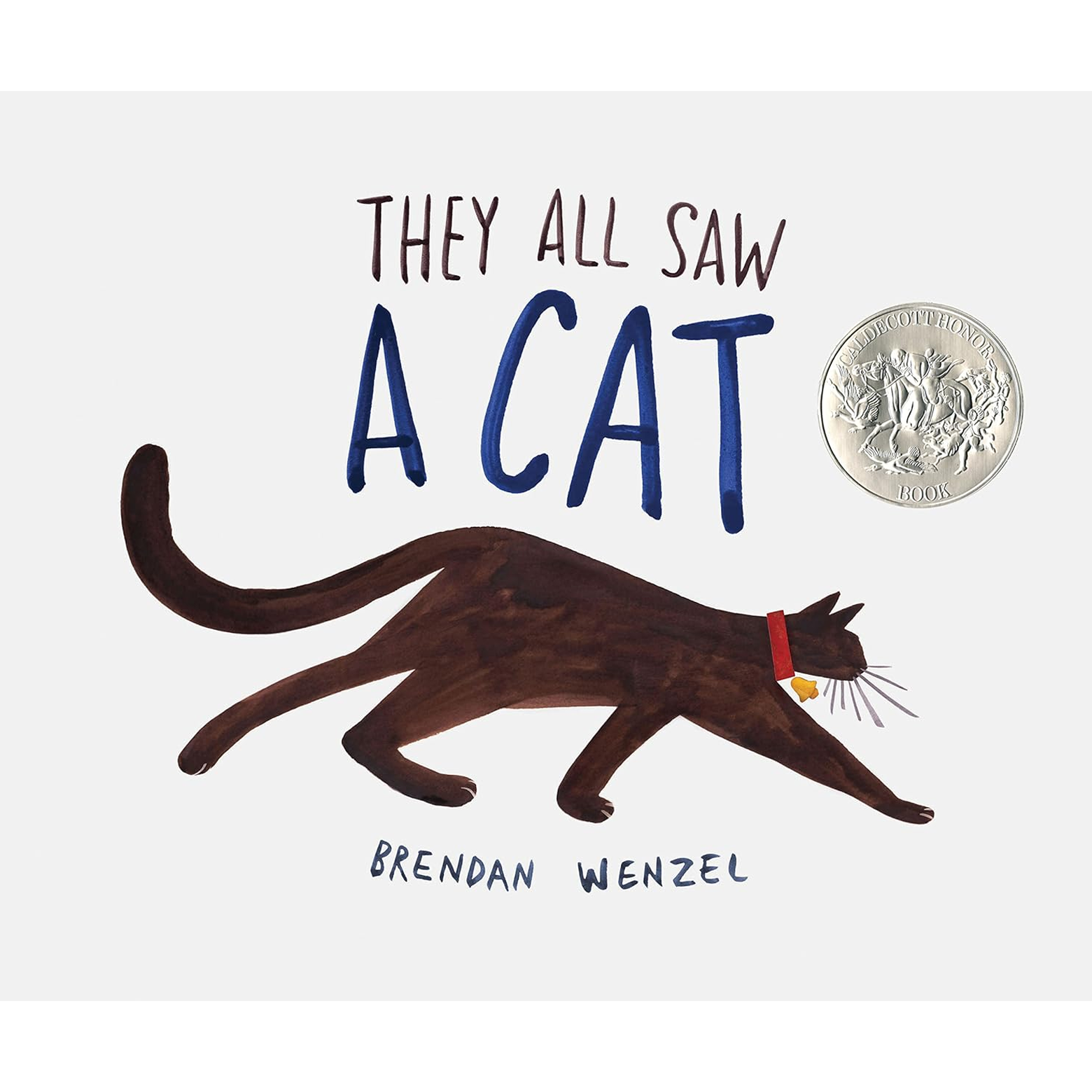 The cover of They All Saw a Cat.
