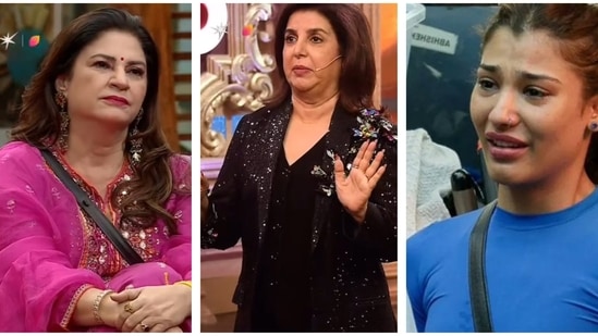 Farah Khan lashed out at contestants Kunickaa Sadanand and Nehal Chudasama.