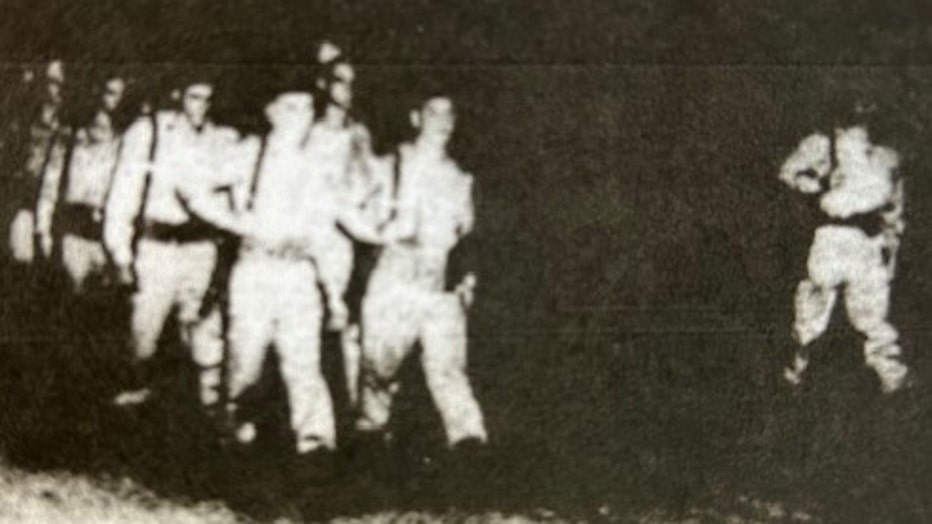 Florida National Guard arrives to hunt Russell.