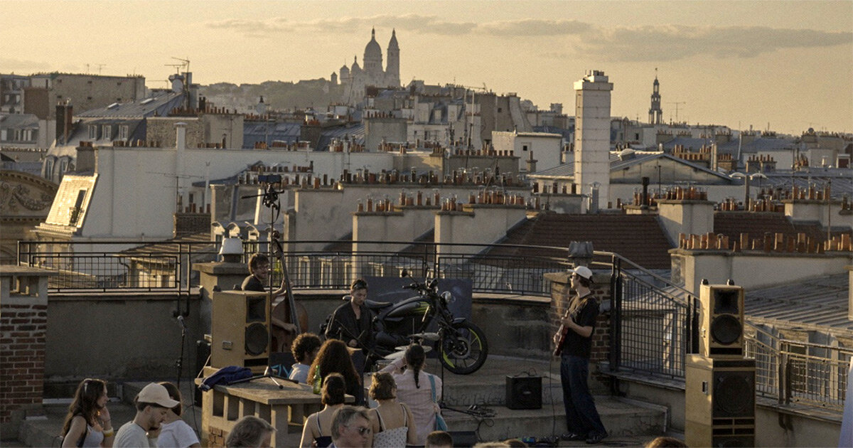 flying flea revs rooftop for open house at paris design week 2025