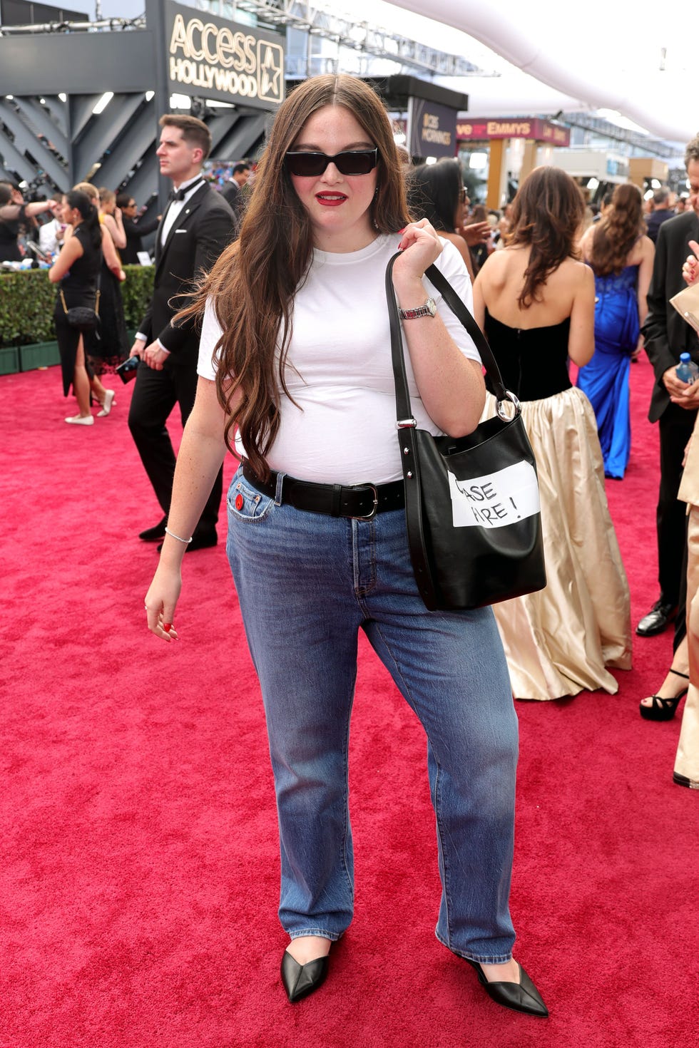 CBS's Coverage Of The 77th Primetime Emmy Awards los angeles, california september 14: megan stalter attends the 77th primetime emmy awards at peacock theater on september 14, 2025 in los angeles, california. (photo by stewart cook/cbs via getty images)
