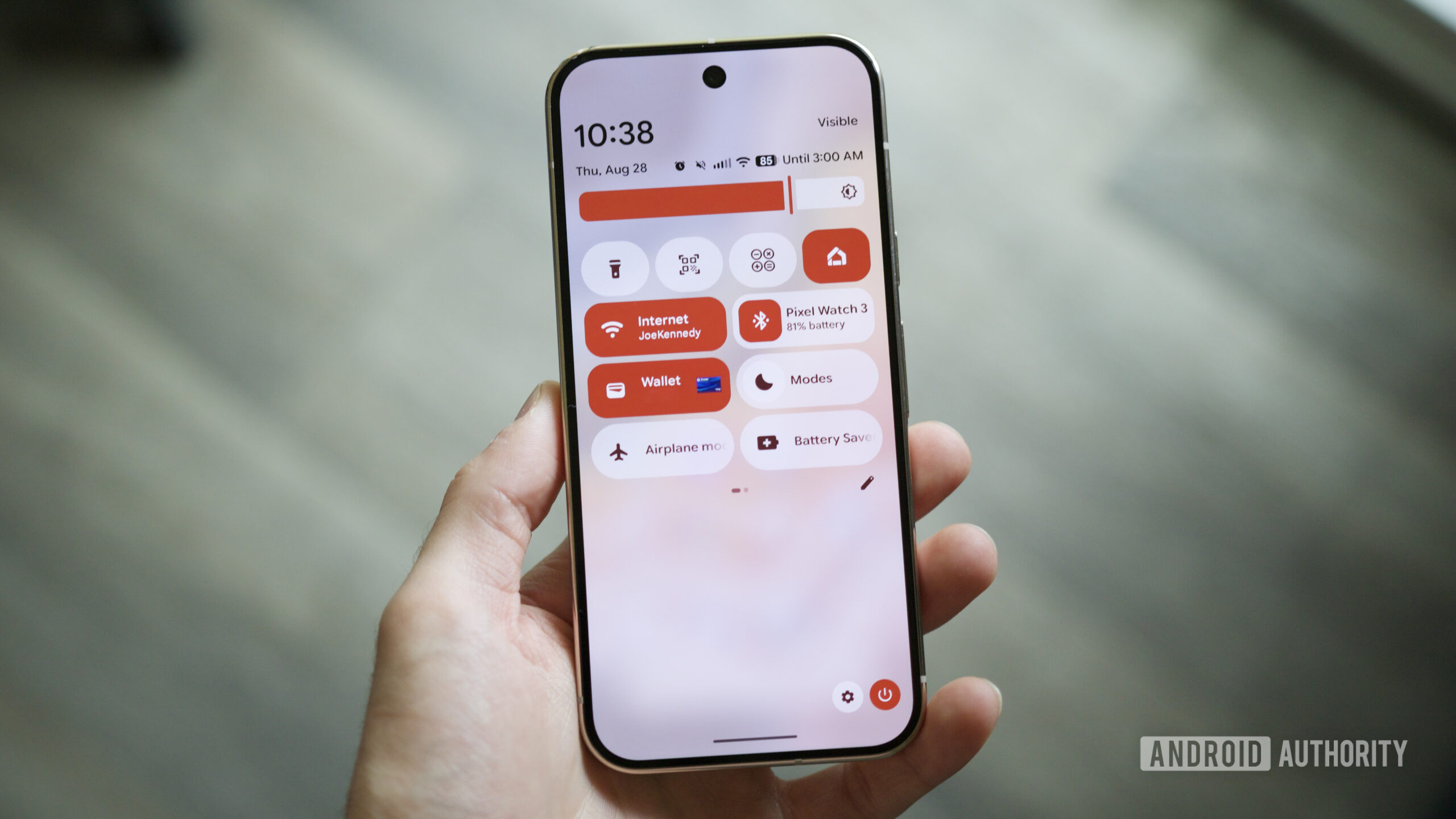Quick Settings on a Google Pixel 10 Pro.