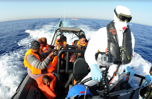 An Irish officer on the 2015 Mediterranean rescue mission