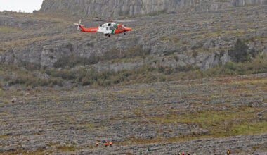 Hiker airlifted to hospital with head injury from Co Clare mountain