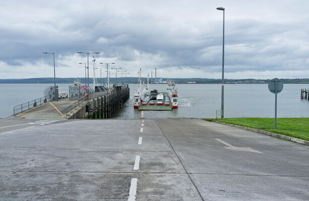 Ferry passenger airlifted to hospital after overboard alert - The Journal
