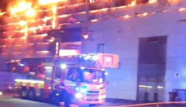 Firefighters tackle large blaze that ripped through Dublin recycling centre