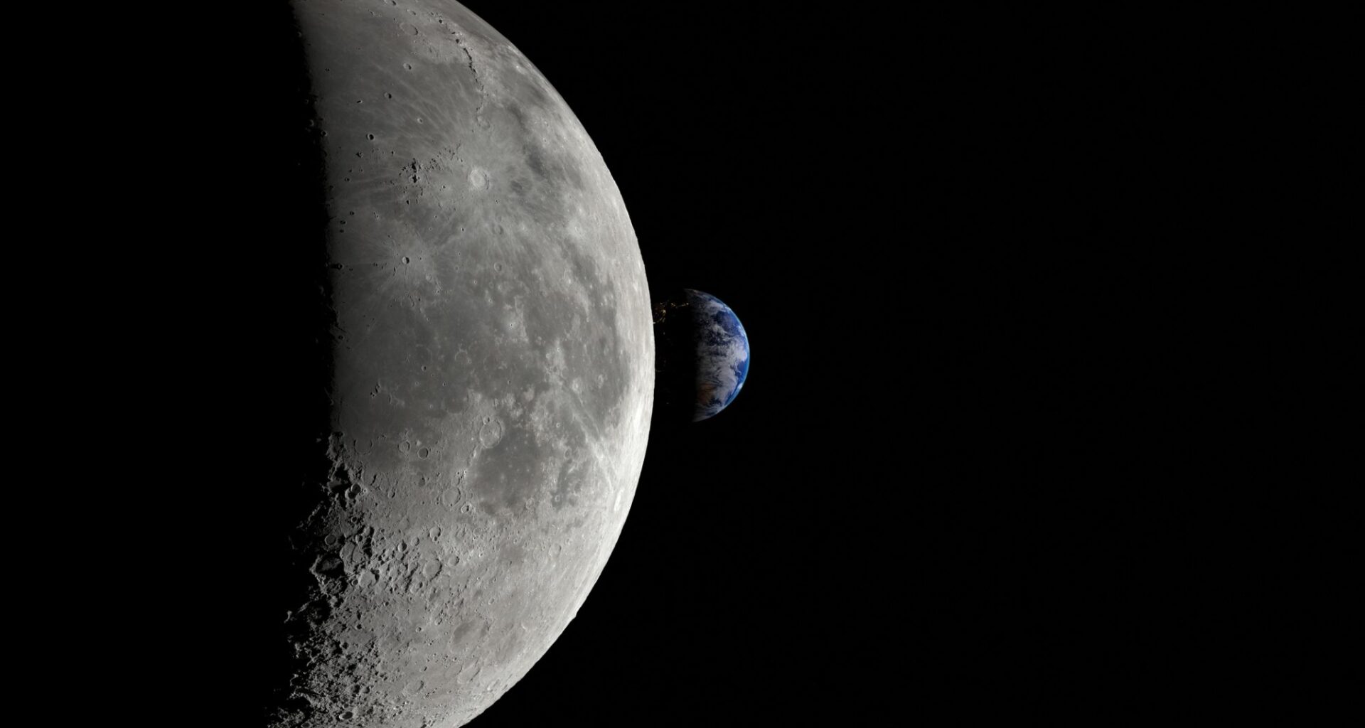 lunar surface detail on transparent background - maps from Nasa
