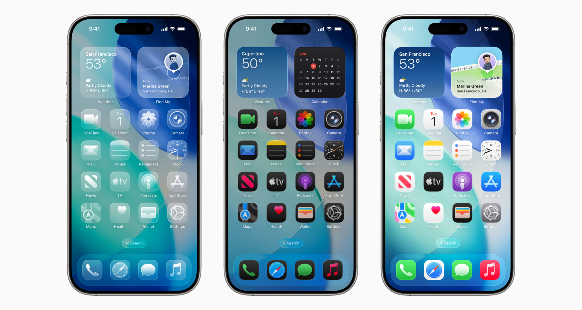 iOS 26 home screen customization on iPhone