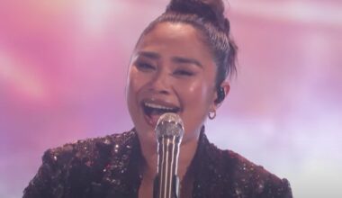 Jessica Sanchez performs in the "AGT" 2025 final