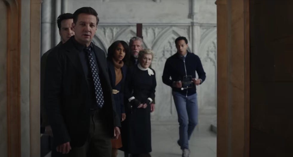 Jeremy Renner in Knives Out 3 jeremy renner in knives out 3