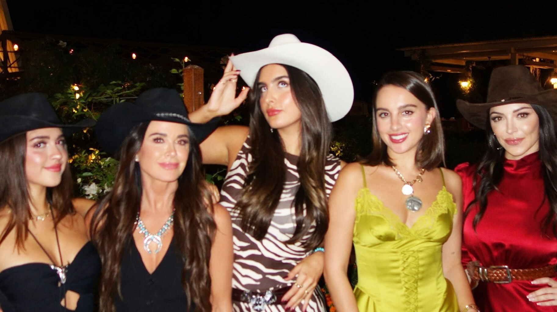 Kyle Richards, Sophia, Alexia & Portia Party at Club Paris