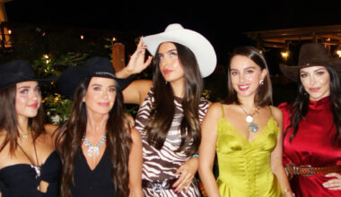 Kyle Richards, Sophia, Alexia & Portia Party at Club Paris
