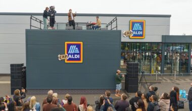 Lewis Capaldi surprises fans with performance of ‘Something In The Heavens' on supermarket roof