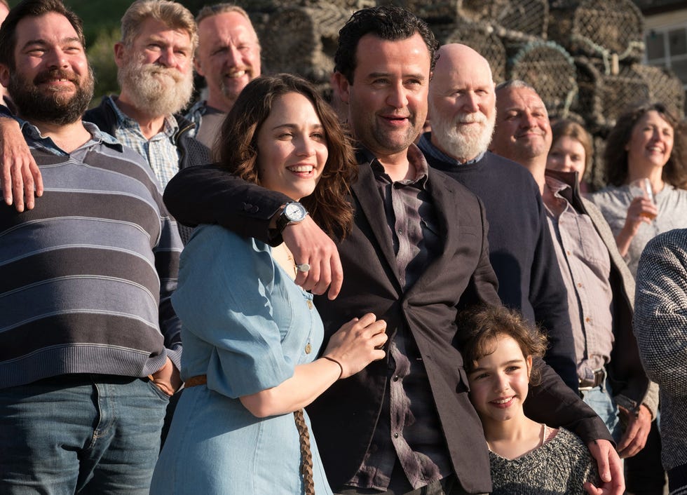 Tuppence Middleton, Daniel Mays, Meadow Nobrega, Fisherman's Friends tuppence middleton, daniel mays, meadow nobrega, fisherman's friends