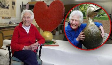 'Make Way for Ducklings' sculptor celebrates 97 with new work