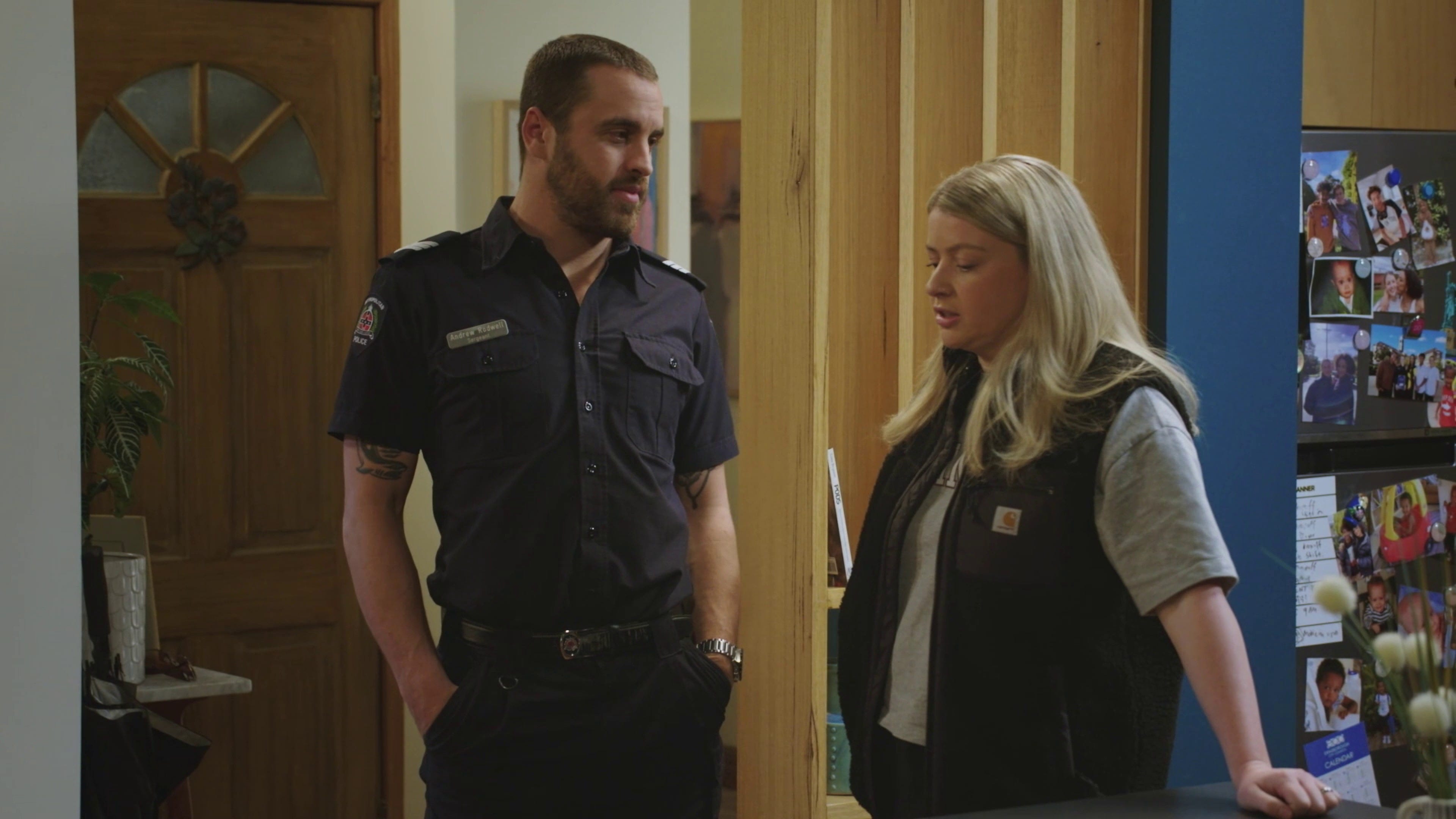 andrew rodwell and cara varga murphy in neighbours