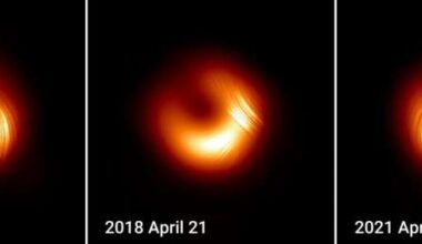 New images from the Event Horizon Telescope (EHT) collaboration have revealed a dynamic environment with changing polarization patterns caused by the magnetic fields of the supermassive black hole M87*.