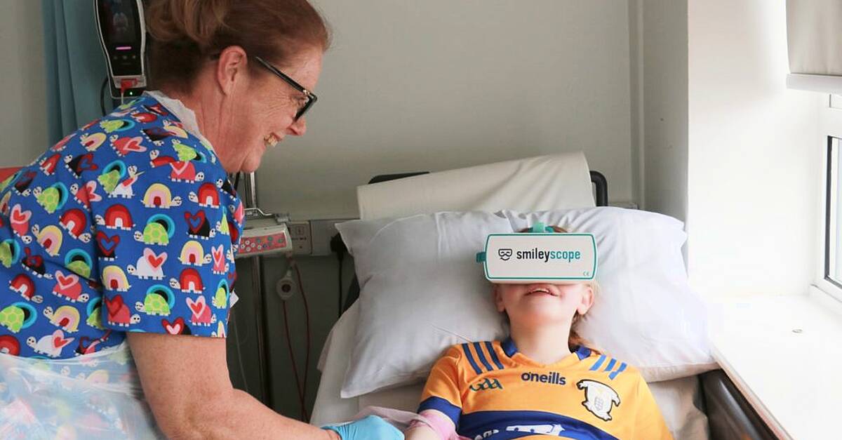 New VR headsets easing children's fears at UHG