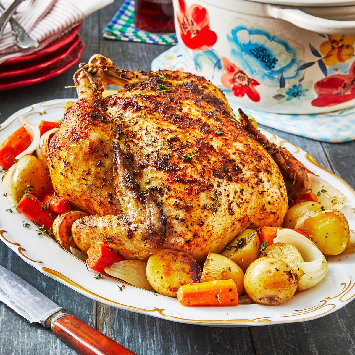dutch oven roast chicken
