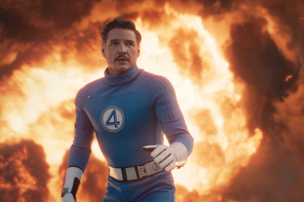 pedro pascal as mister fantastic, the fantastic four first steps