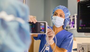 Philips patient monitors in use -