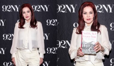 Priscilla Presley attends a conversation about "Softly, As I Leave You" at 92NY on Sept. 24, 2025 in New York City.