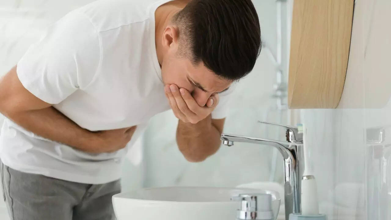 Regurgitation or vomiting