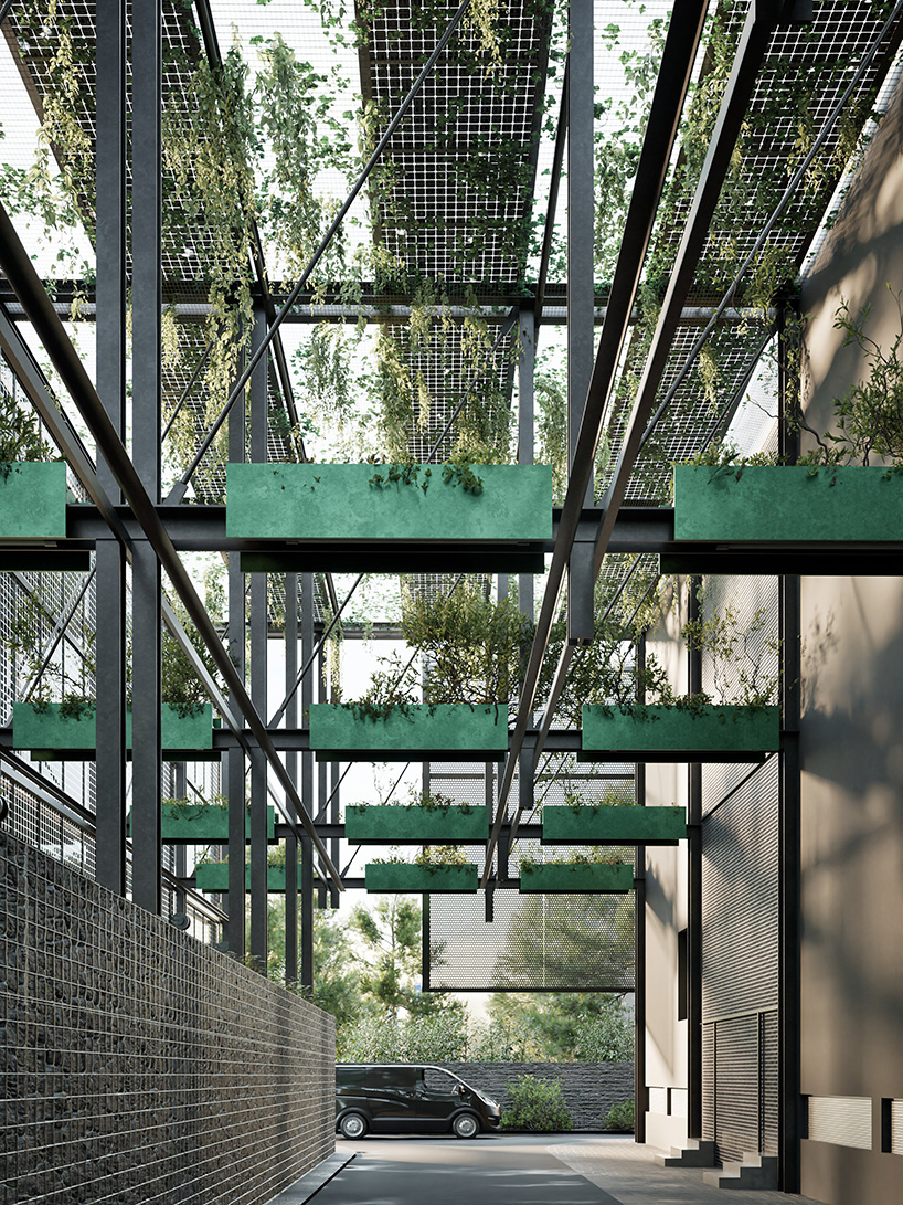 double-skin facade with solar panels and green walls reimagines shanghai power substation