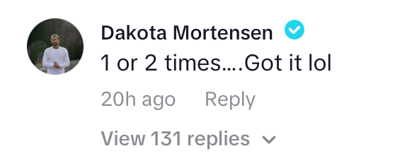 comment from verified user dakota mortensen comment from verified user dakota mortensen